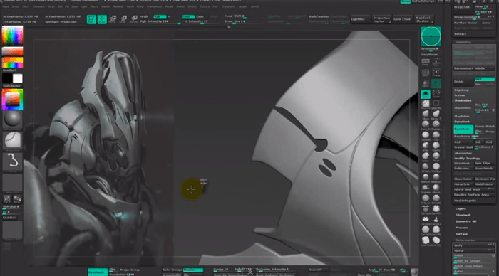 Zbrush ハードサーフェースキャラモデリングの２時間以上のメイキング映像 3dcg最新情報サイト Modeling Happy