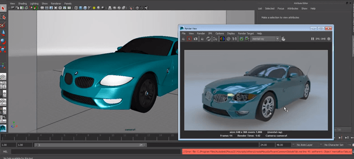 おすすめ Maya 曲面を作るにはnurbsが便利 Bmwを作るチュートリアル動画 3dcg最新情報サイト Modeling Happy