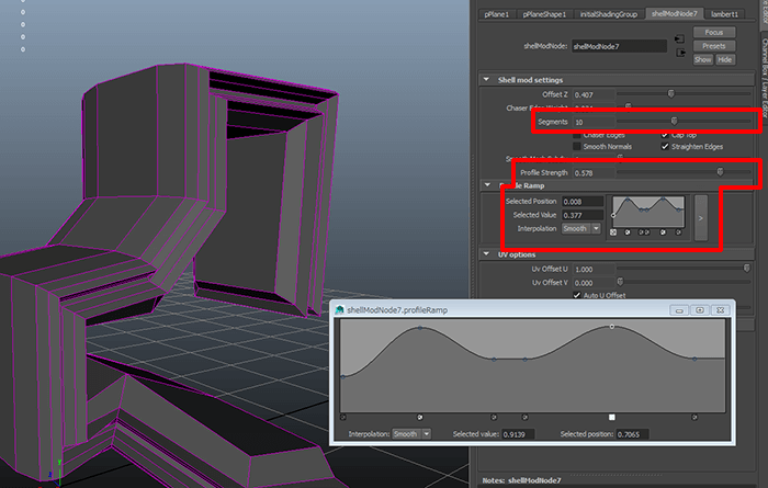 Maya 板ポリから厚みを付けれるプラグインshellmodを買ってみました 3dcg最新情報サイト Modeling Happy