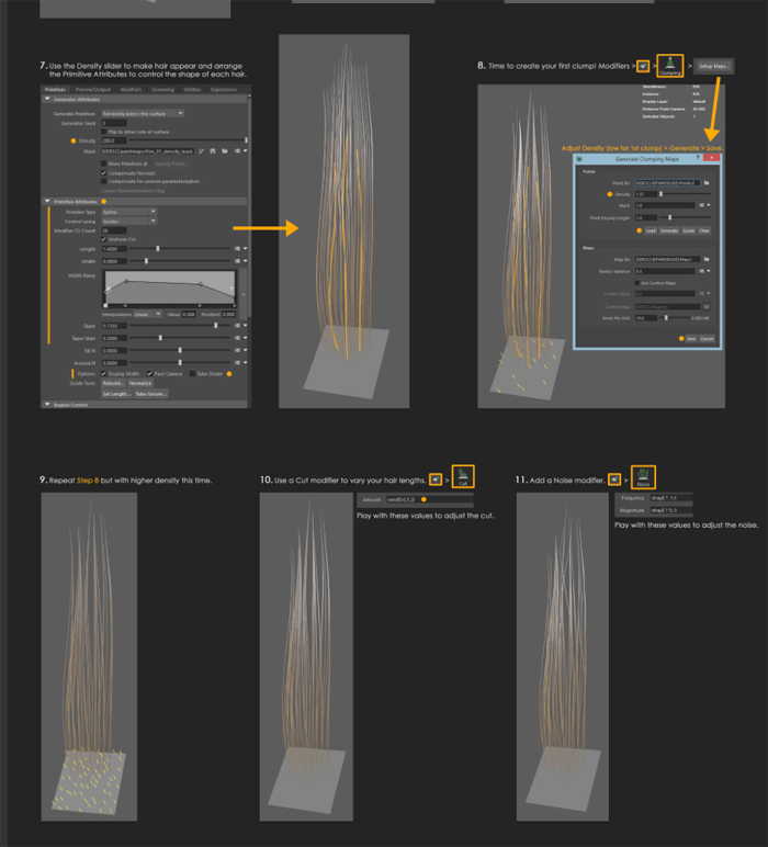 Mayaを使いリアルな髪の毛をテクスチャで作る方法 3dcg最新情報サイト Modeling Happy