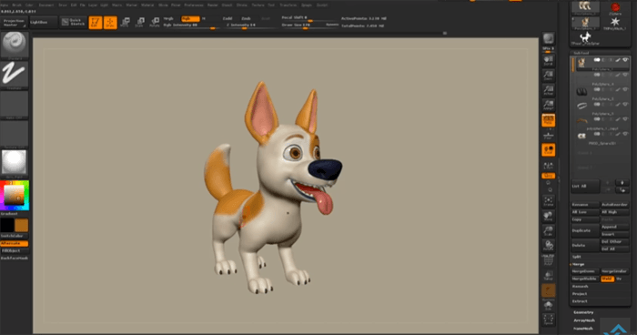 Zbrushでカートゥーンキャラクターを作るチュートリアル動画 3dcg最新情報サイト Modeling Happy