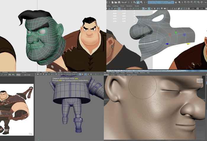 ピクサー映画に出てきそうなキャラクターを１からmayaでモデリングしてmudboxでテクスチャを描くチュートリアル動画 3dcg最新情報サイト Modeling Happy