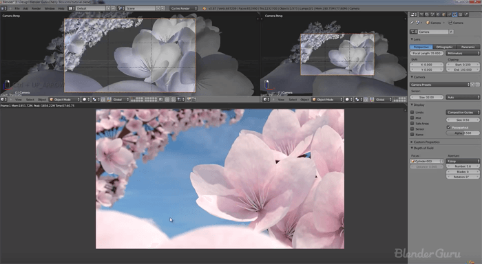 ブレンダーで桜の花びらを作るチュートリアル動画です 3dcg最新