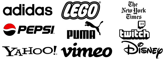 ディズニー Lego Yahoo Segaなど無料で使える有名企業のパロディ フリーフォント40種類 3dcg最新情報サイト Modeling Happy