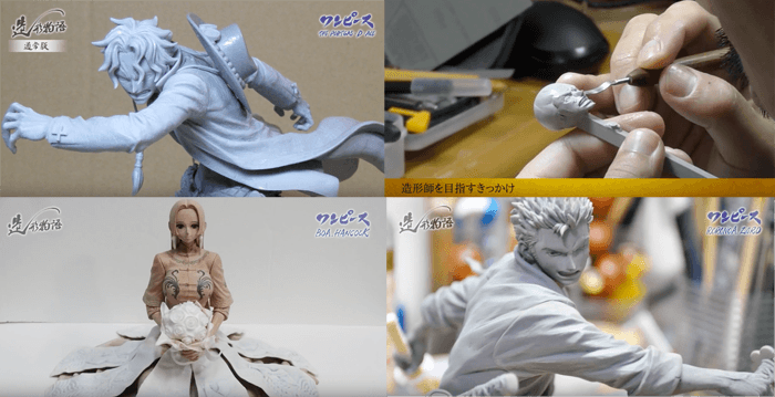 フィギュア作りをする３人に密着した動画バンプレストチャンネルの造形物語 3dcg最新情報サイト Modeling Happy