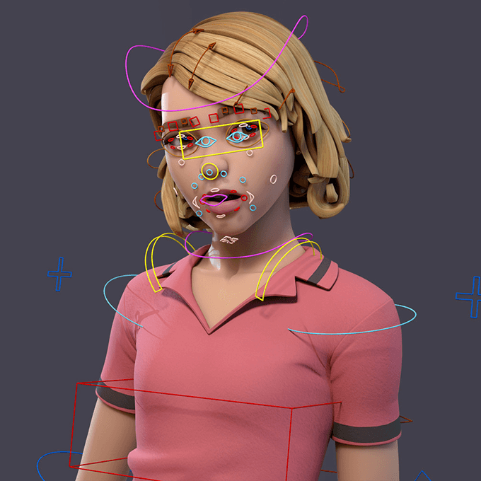 Mayaで使える可愛い女の子のフリーリグ付きキャラクターが無料でダウンロード出来ます 3dcg最新情報サイト Modeling Happy
