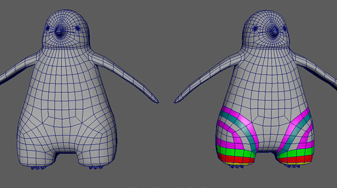 モデリング初心者 ポリゴンの流れを見やすくする方法 3dcg最新情報サイト Modeling Happy