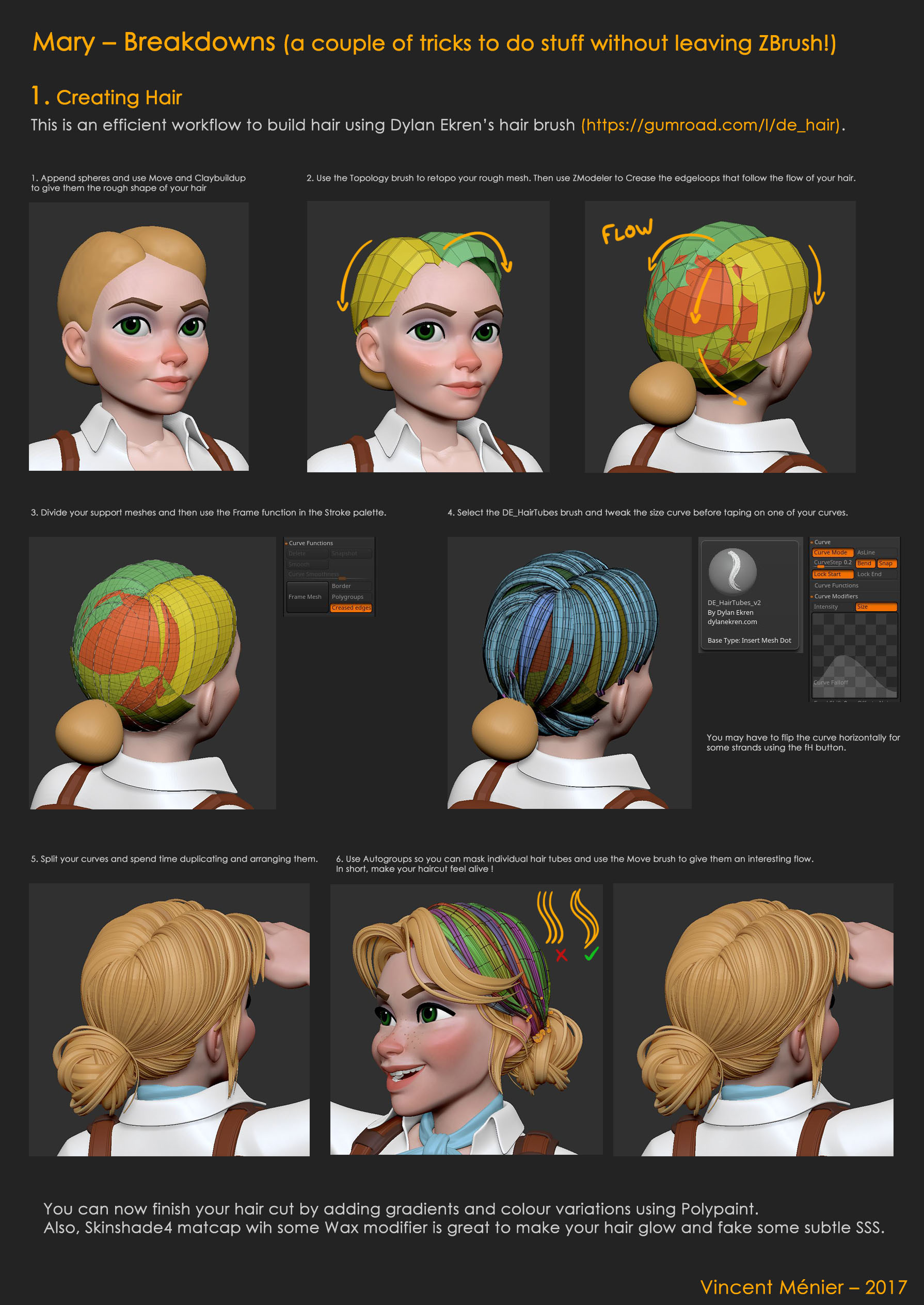 zbrush hair brush