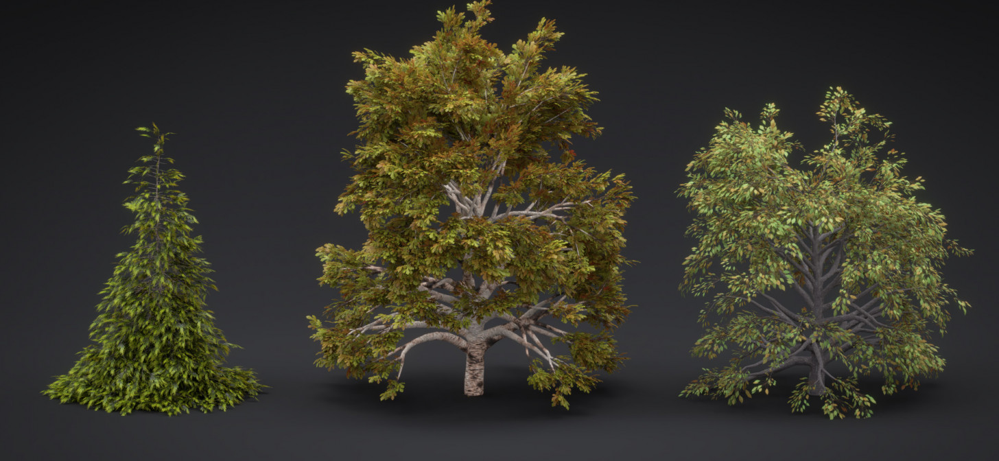 ブレンダーでリアルな木を簡単に作るアドオン Modular Tree 3dcg最新情報サイト Modeling Happy