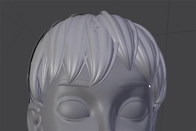 こんなに早く髪の毛が作れるとは ブレンダーのnurbsカーブで髪の毛を作り上げるチュートリアル動画 3dcg最新情報サイト Modeling Happy