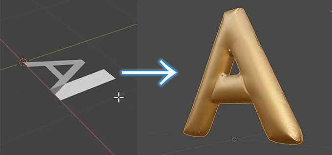 Blender最新バージョンで追加予定の Pressure を使って文字から簡単に風船を作るチュートリアル 3dcg最新情報サイト Modeling Happy