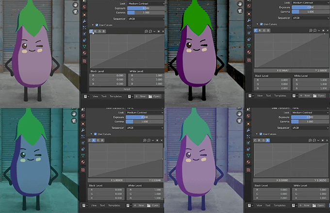 Blenderカラーマネージメントのカーブを調整して全体の色を変える方法 3dcg最新情報サイト Modeling Happy