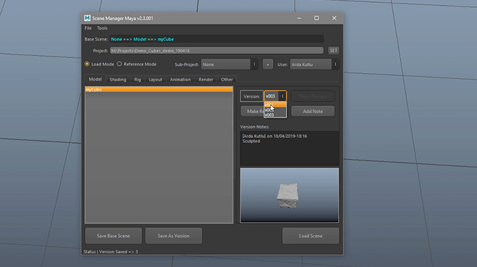 Tik Manager Maya 3ds Max Houdini Nuke向けの彼の無料のパイプライン管理ツール 3dcg最新情報サイト Modeling Happy