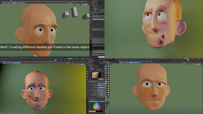 Blenderでクレイアニメが作れる「KeyMesh」のデモ動画 第二弾が公開 