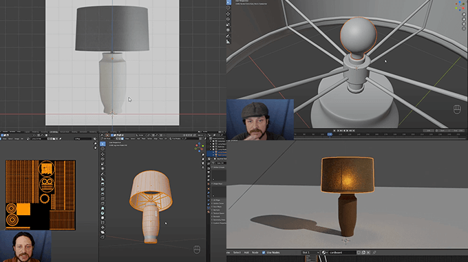 Blender2 を使ってランプを1からモデリング Uv展開 質感を付けるチュートリアル動画が公開されています 3dcg最新情報サイト Modeling Happy