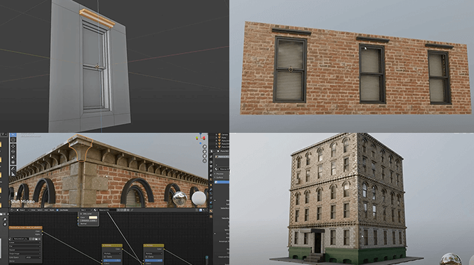 Blenderでリアルなビルを１から作るチュートリアル動画が公開されています 3dcg最新情報サイト Modeling Happy