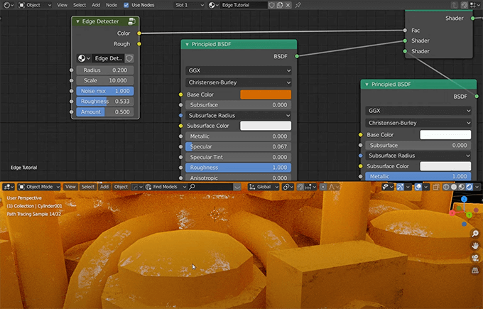 Blenderでエッジ部分にだけ汚れを付けるプロシージャルノードの作り方 3dcg最新情報サイト Modeling Happy