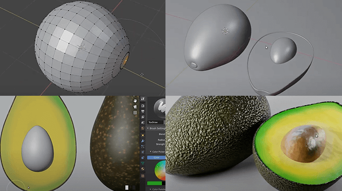 Blender初心者用 アボガドを１から作るチュートリアル 動画 3dcg最新情報サイト Modeling Happy