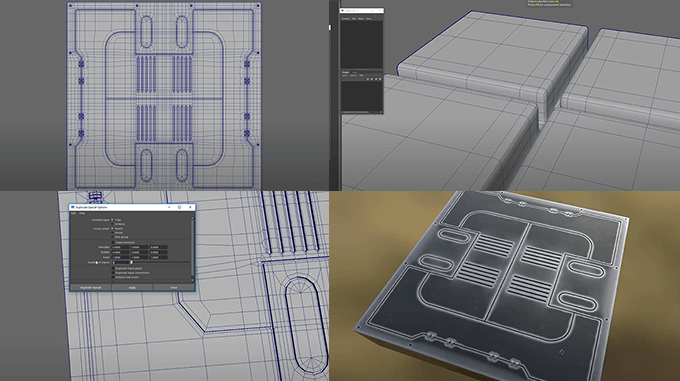 初心者用 Mayaでハードサーフェースモデリング Sci Fi パネルを作るチュートリアル動画 3dcg最新情報サイト Modeling Happy