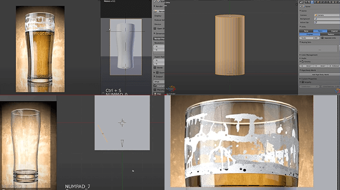 泡まで美味しそうなリアルなビールをblenderで作る方法 3dcg最新情報サイト Modeling Happy