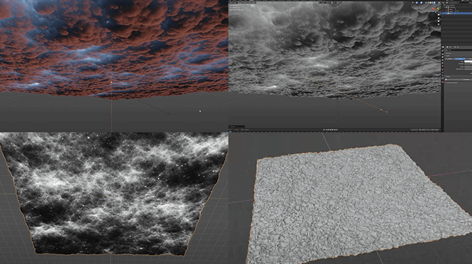 Blenderでoceanモディファイヤーを使ってリアルな雲を作るチュートリアル動画 3dcg最新情報サイト Modeling Happy