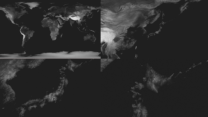 横430px縦pxサイズの16bit高解像度の世界地図データを無料ダウンロード出来ます 3dcg最新情報サイト Modeling Happy