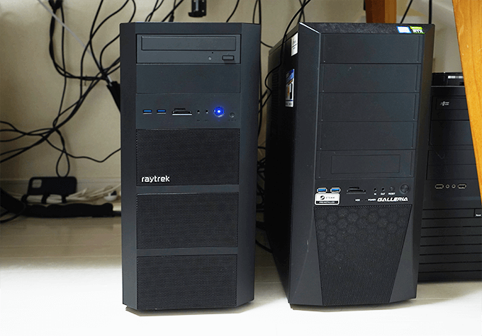 ドスパラクリエイターパソコンraytrek ZF 24万円するPCの実力実機