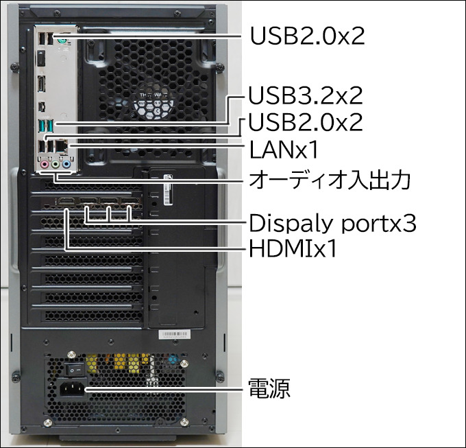 ドスパラ GALLERIA XA7C-R37 第11世代CPU Core i7-11700が搭載された23 