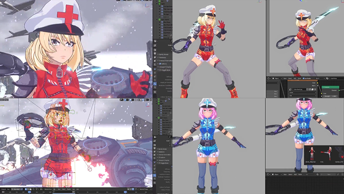 Stylized 2d Toon Shader In Blender ブレンダーのeeveeでトゥーンシェーダー表現する方法を学べるチュートリアル動画が販売開始 3dcg最新情報サイト Modeling Happy