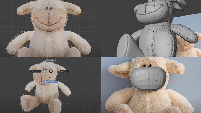 Free Course: Tutorial: Very Easy Bear In Blender from PIXXO 3D
